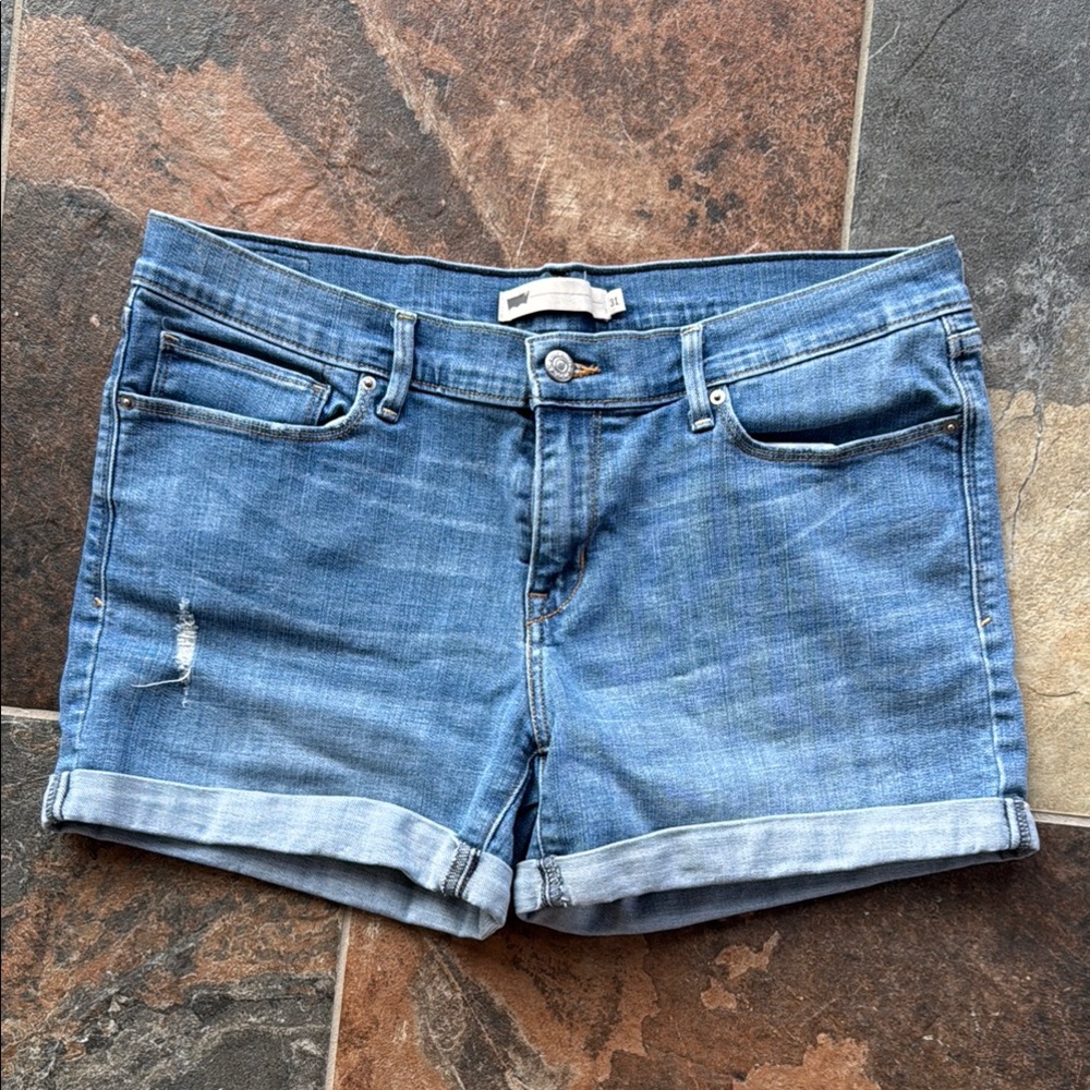 Denim Blue Women's Shorts